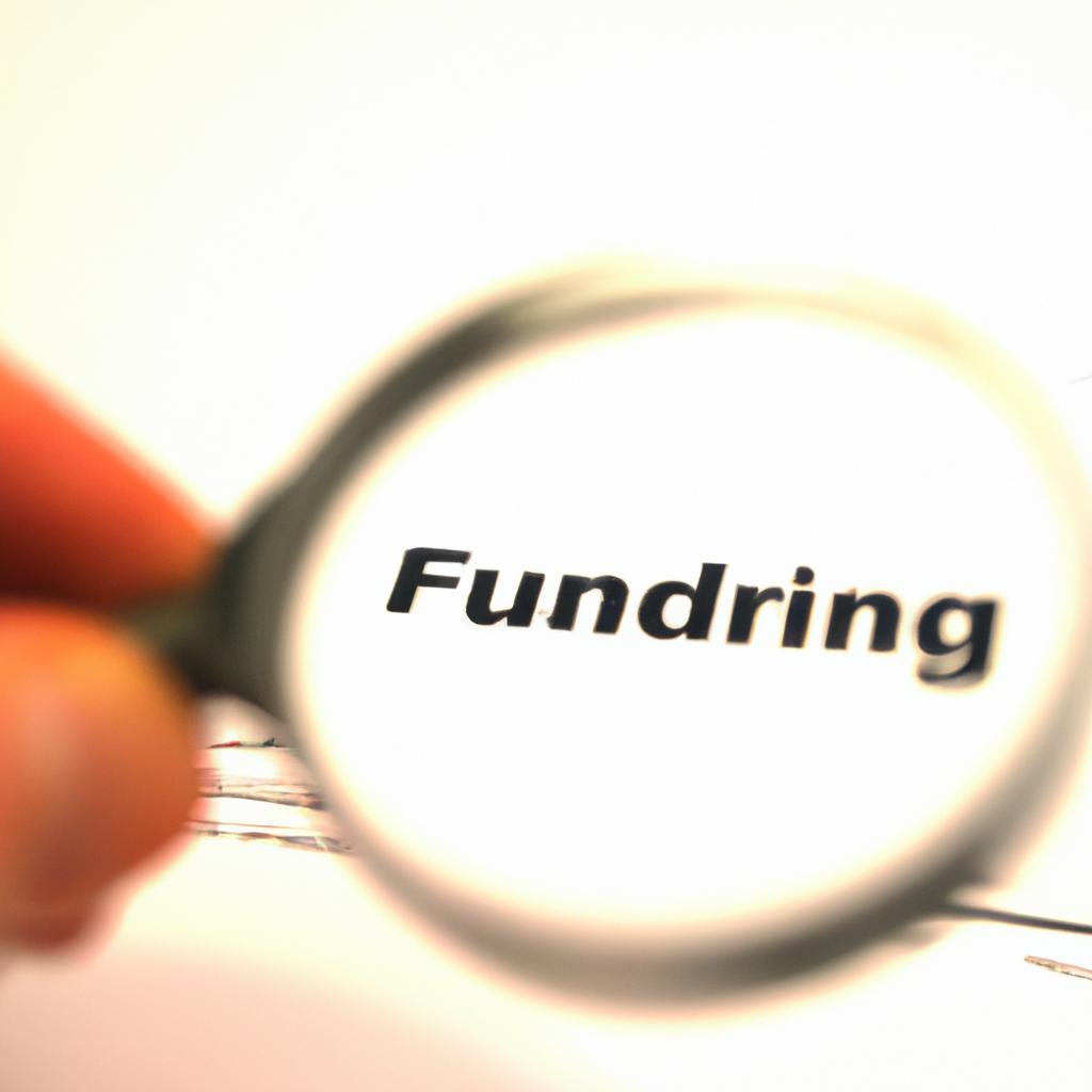 Person researching funding options